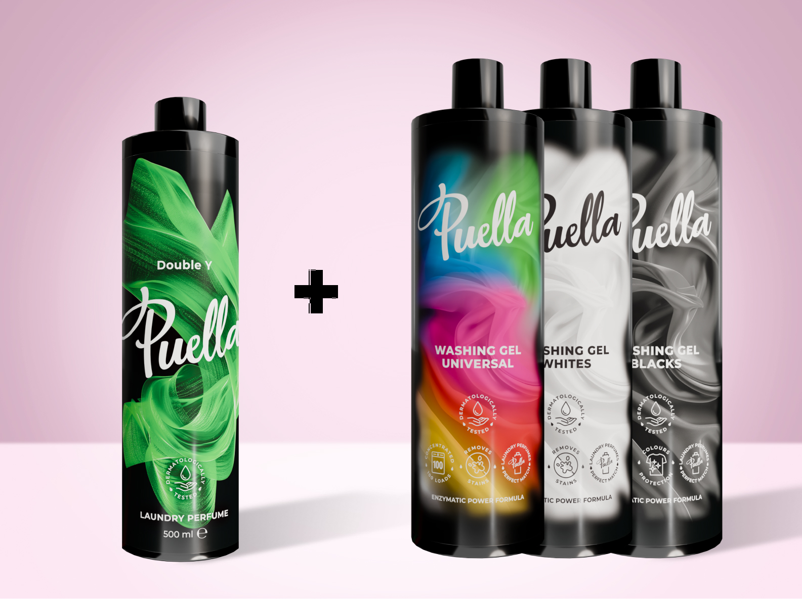 Set avantajos pentru 100 de spălări: Parfum pentru rufe + detergent gel GRATUIT