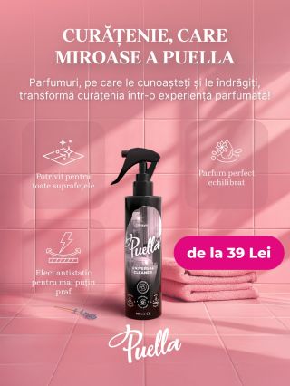 🎉 Așteptarea a luat sfârșit! 🎉 Spray-ul universal de curățare Puella este aici! Ne-ați scris, v-am ascultat și de aceea am...